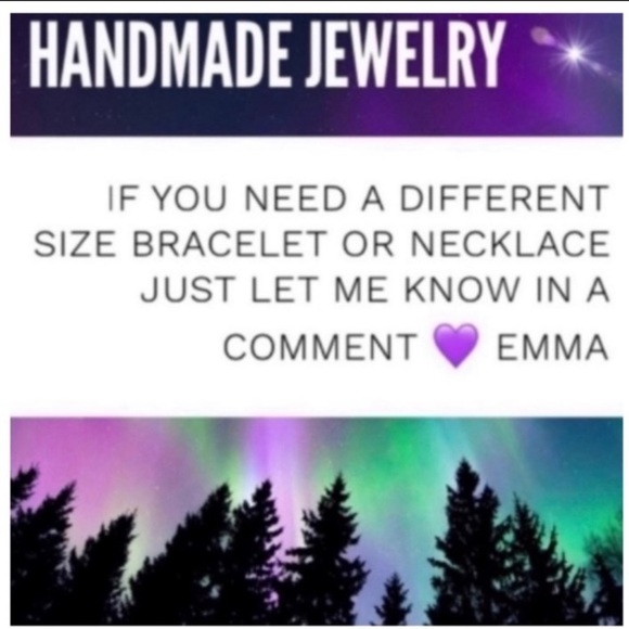 Necklace Double layer onyx & moon + earrings set - Picture 4 of 9